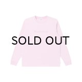 BLACK EYE PATCH (RHINESTONED OE LOGO L/S TEE) PINK