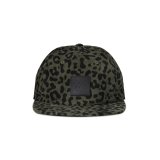 BLACK EYE PATCH (LEOPARD PATTERNED OG LABEL CORDUROY CAP) SAGE