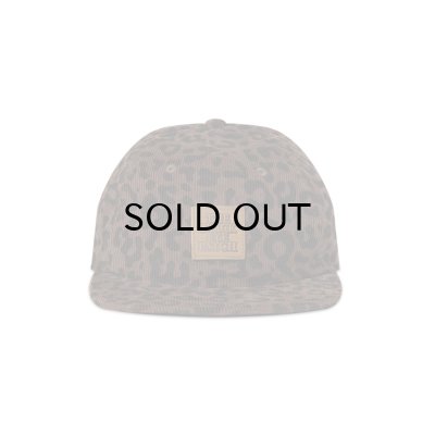 画像1: BLACK EYE PATCH (LEOPARD PATTERNED OG LABEL CORDUROY CAP) BROWN