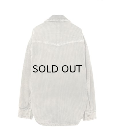 画像2: Maison MIHARA YASUHIRO (Distressed Corduroy Puffer Shirt) KHAKI