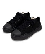 Maison MIHARA YASUHIRO ("PETERSON" OG SOLE CANVAS LOW SNEAKER) BLK-BLK