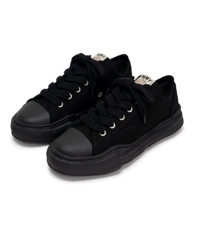 画像1: Maison MIHARA YASUHIRO ("PETERSON" OG SOLE CANVAS LOW SNEAKER) BLK-BLK