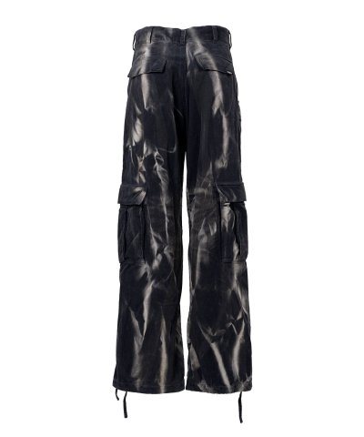 画像2: KAMIYA (Sun Faded Like Corduroy Fatigue Pants) BLACK