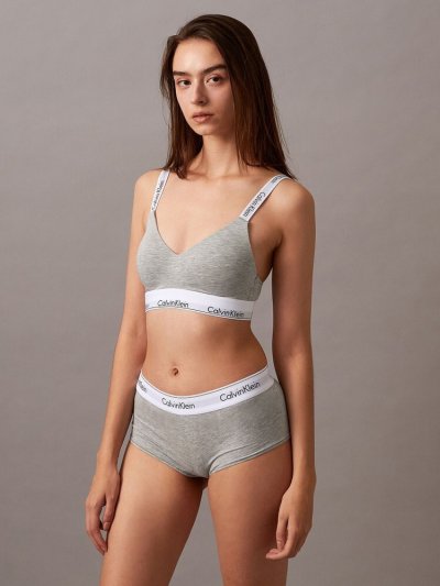 画像2: Calvin Klein (Icon Cotton Modal ボーイショーツ) GRAY