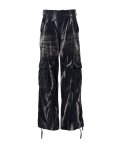 KAMIYA (Sun Faded Like Corduroy Fatigue Pants) BLACK