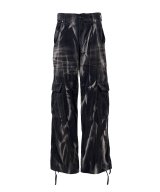 KAMIYA (Sun Faded Like Corduroy Fatigue Pants) BLACK