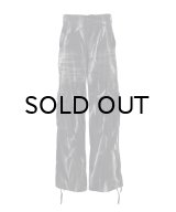 KAMIYA (Sun Faded Like Corduroy Fatigue Pants) BLACK