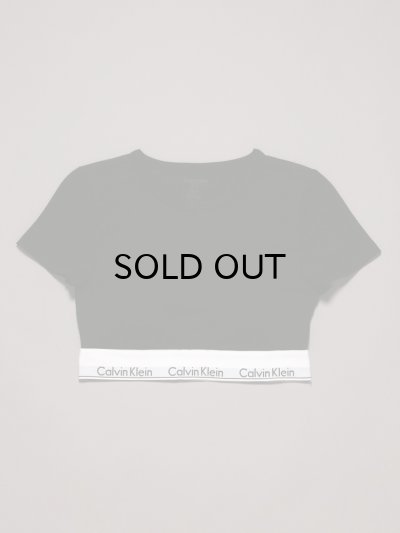 画像1: Calvin Klein (Icon Cotton Modal Tシャツブラレット) BLACK