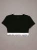 画像1: Calvin Klein (Icon Cotton Modal Tシャツブラレット) BLACK (1)