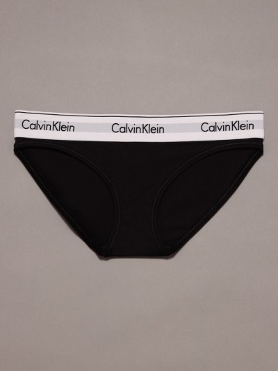 画像1: Calvin Klein (Icon Cotton Modal ビキニショーツ) BLACK