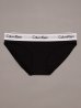 画像1: Calvin Klein (Icon Cotton Modal ビキニショーツ) BLACK (1)