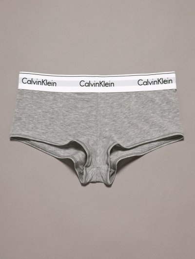画像1: Calvin Klein (Icon Cotton Modal ボーイショーツ) GRAY