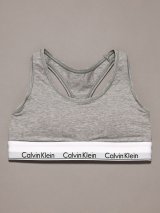 Calvin Klein (Icon Cotton Modal ライトリーラインド ブラレット) GRAY