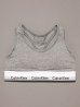 画像1: Calvin Klein (Icon Cotton Modal ライトリーラインド ブラレット) GRAY (1)
