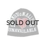 EMOTIONALLY UNAVAILABLE (EU LOGO BEANIE) BLACK