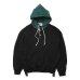 画像1: HOMBRE NINO (VENTILATION PULLOVER HOODIE) BLACK (1)