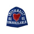 EMOTIONALLY UNAVAILABLE (EU LOGO BEANIE) BLUE