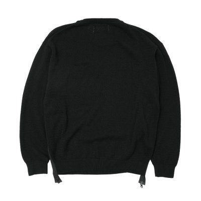 画像2: HOMBRE NINO (VENTILATION MESH SWEATER) BLACK