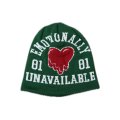 EMOTIONALLY UNAVAILABLE (EU LOGO BEANIE) GREEN