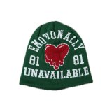 EMOTIONALLY UNAVAILABLE (EU LOGO BEANIE) GREEN