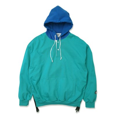 画像1: HOMBRE NINO (VENTILATION PULLOVER HOODIE) TEAL