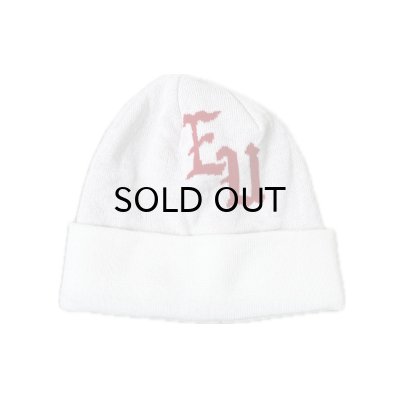 画像1: EMOTIONALLY UNAVAILABLE (EU LOGO CL BEANIE) WHITE