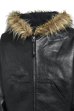 画像3: BREATH (FAUX LEATHER FUR HOODED JACKET) BLACK (3)