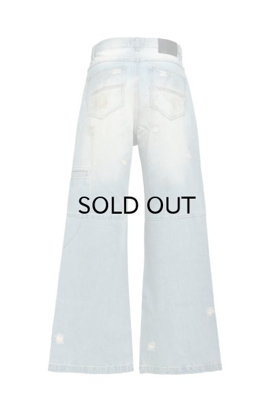 画像2: BREATH (COATING DAMAGE DENIM PANTS) INDIGO