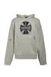 画像1: BREATH (SOUTHSIDE CROSS DAMAGE MOHAIR HOODIE) DUST (1)