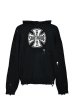 画像1: BREATH (SOUTHSIDE CROSS DAMAGE MOHAIR HOODIE) BLACK (1)
