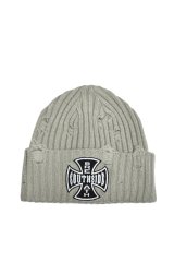 BREATH (SOUTHSIDE CROSS DAMAGE RIB BEANIE) DUST