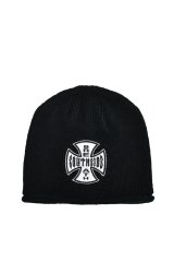 BREATH (SOUTHSIDE CROSS DAMAGE BEANIE) BLACK