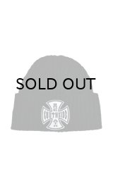 BREATH (SOUTHSIDE CROSS DAMAGE RIB BEANIE) BLACK