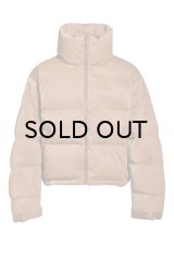 BREATH (FAUX LEATHER SHRINK DOWN JACKET) BROWN -30% OFF- 