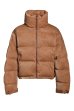 画像1: BREATH (FAUX LEATHER SHRINK DOWN JACKET) BROWN (1)