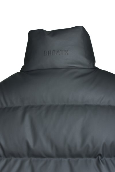 画像4: BREATH (FAUX LEATHER MATTE DOWN JACKET) BLACK