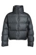 画像1: BREATH (FAUX LEATHER MATTE DOWN JACKET) BLACK (1)