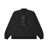 BLACK EYE PATCH (HWC EMBROIDERED QUILTED JACKET) BLACK