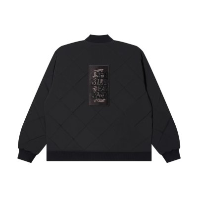 画像1: BLACK EYE PATCH (HWC EMBROIDERED QUILTED JACKET) BLACK