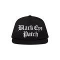BLACK EYE PATCH (RHINESTONED OE LOGO CAP) BLACK