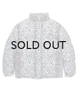 WACKO MARIA (LEOPARD DOWN JACKET) BLUE