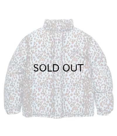 画像1: WACKO MARIA (LEOPARD DOWN JACKET) BLUE