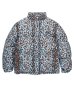 画像1: WACKO MARIA (LEOPARD DOWN JACKET) BLUE (1)