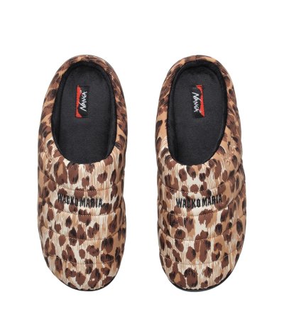 画像1: WACKO MARIA (NANGA SUBU / LEOPARD AURORA WINTER SANDAL) BEIGE