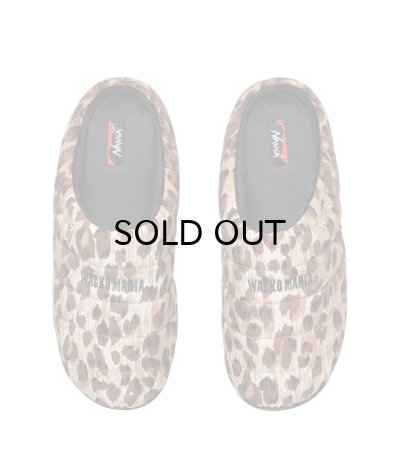 画像1: WACKO MARIA (NANGA SUBU / LEOPARD AURORA WINTER SANDAL) BEIGE