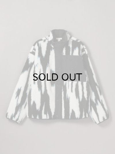 画像1: Calvin Klein (ジャカードシェルパジャケット) BLACK