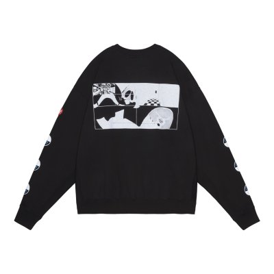 画像2: C.E (Xo RIFF CREW NECK) BLACK