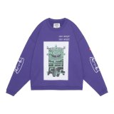 C.E (SCMCTY LOOSE CREW NECK) PURPLE