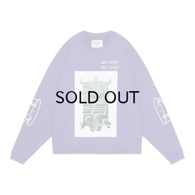 画像1: C.E (SCMCTY LOOSE CREW NECK) PURPLE -30% OFF- 