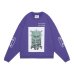 画像1: C.E (SCMCTY LOOSE CREW NECK) PURPLE (1)